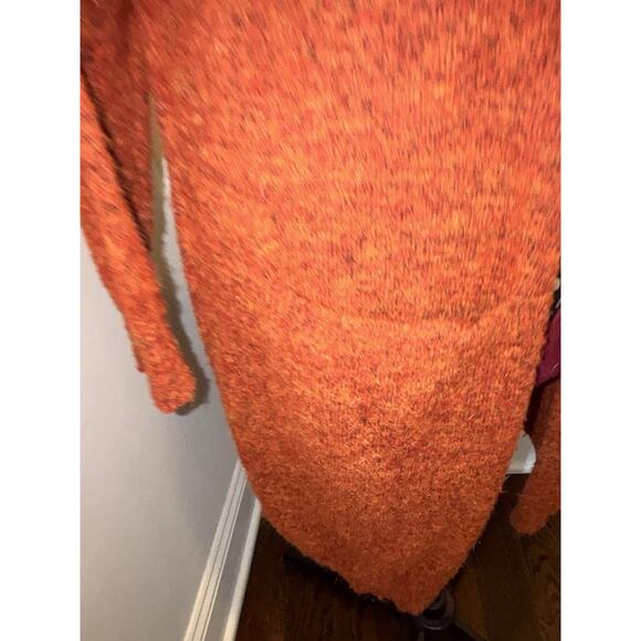 Anthropologie Long Jolie Cardigan, Burnt Orange, XL - Picture 2 of 7